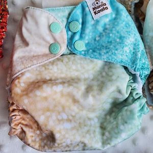 Mama Koala Ombre Glittee Diaper + Headband